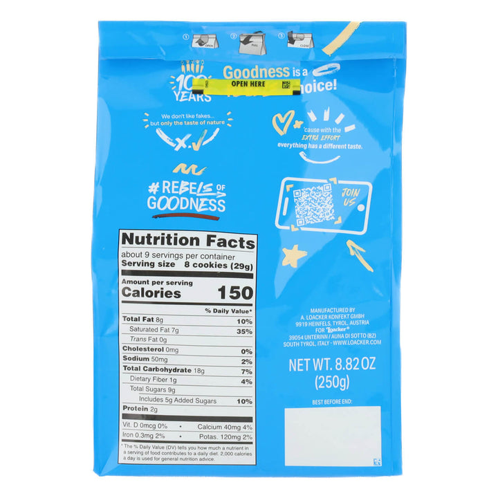Quadratini Vanilla, Creme-Filled Wafer Cookies, 8.82 oz. Bag