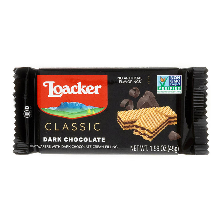 Classic Dark Chocolate Wafers,  Box of 12 (Wholesale)