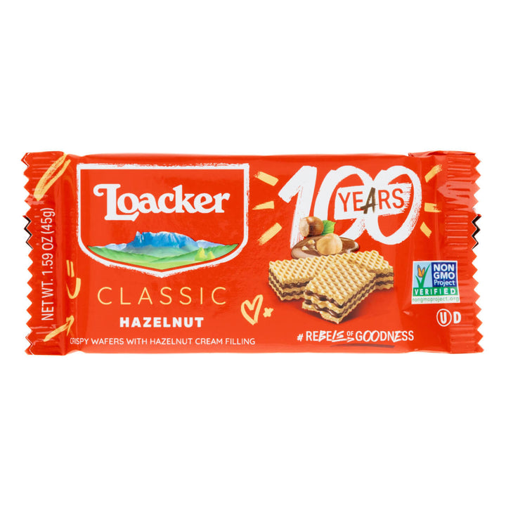 Classic Hazelnut Wafers,  Box of 12 (Wholesale)
