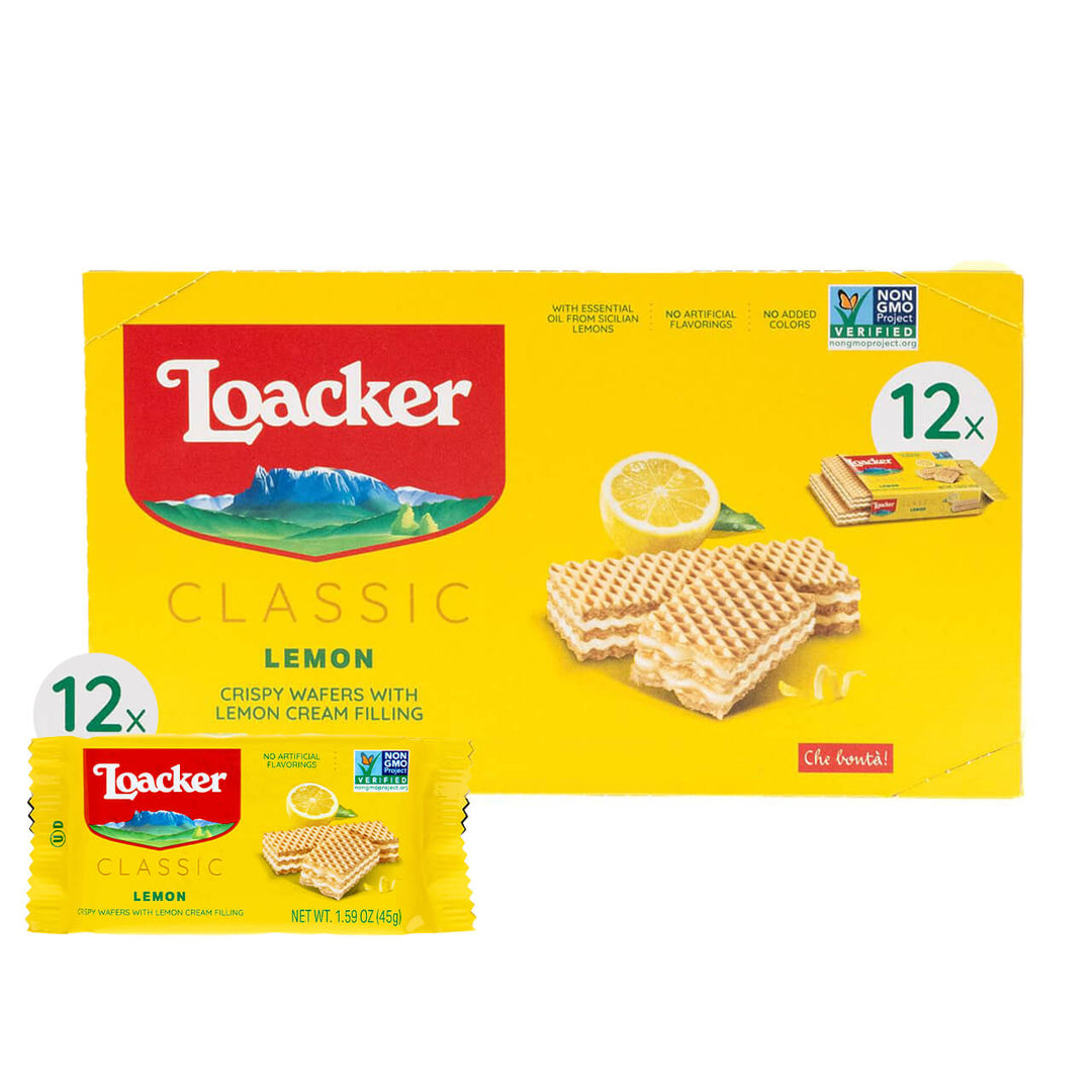 Classic Lemon Wafers,  Box of 12 (Wholesale)