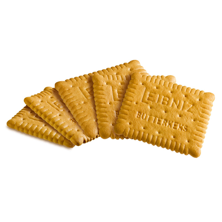 Butter cookies with 'Ferencz' branding on a white background