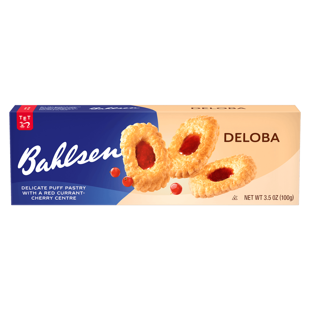 Box of Bahlsen Deloba cookies 