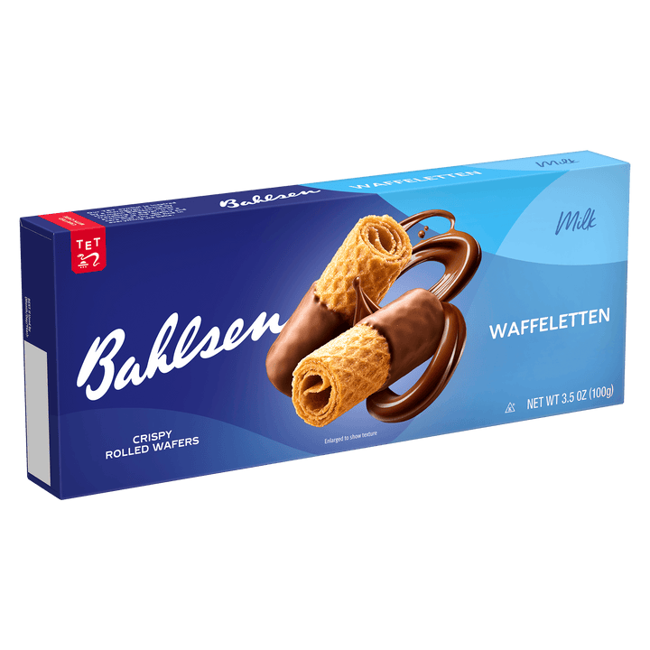 Bakhlsen Waffeletten chocolate-wrapped wafers packaging 