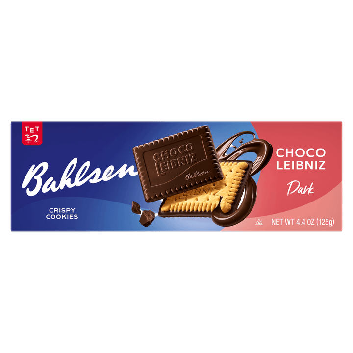 Bakhleáns Choco Leibniz Dark cookies packaging