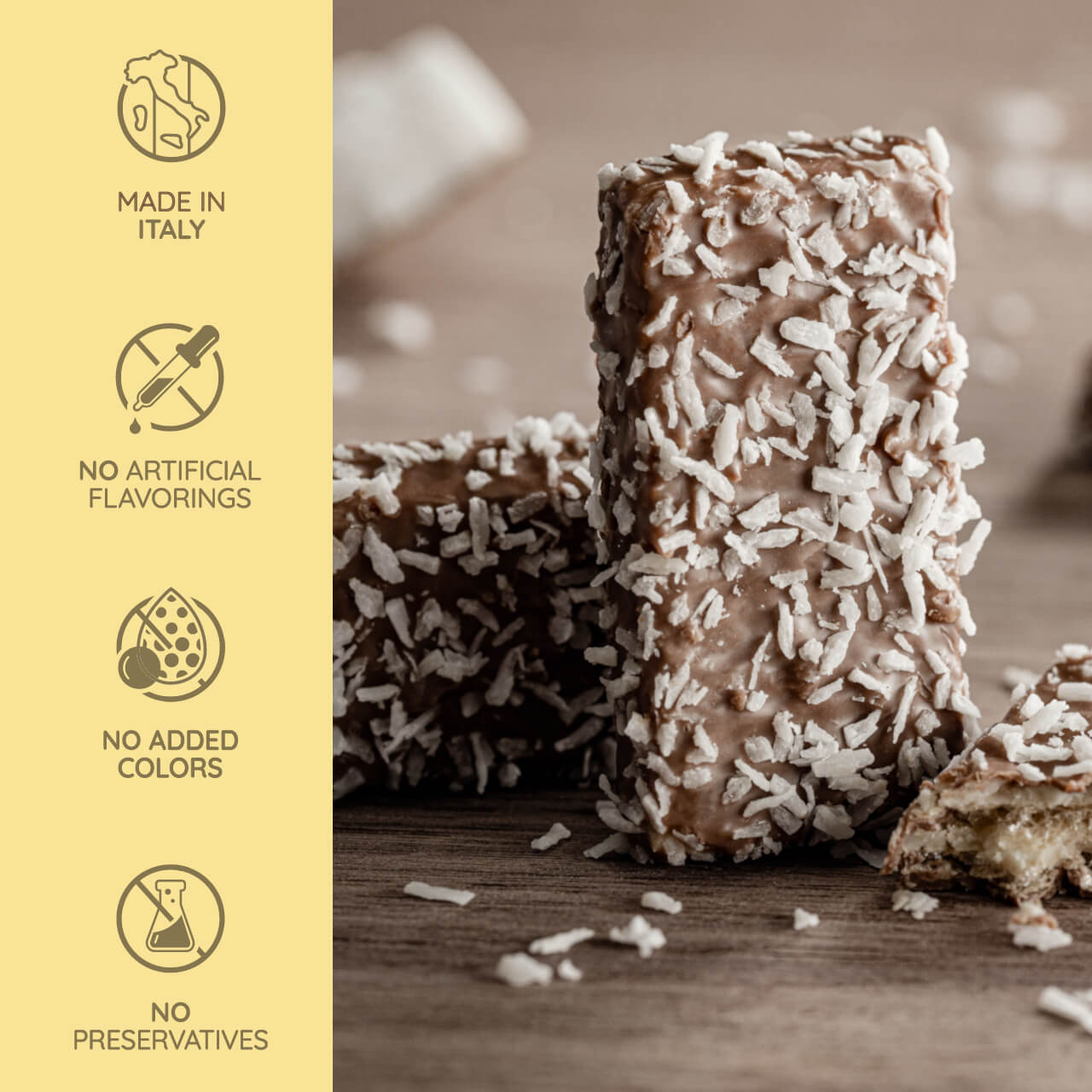 Patisserie Coconut, Chocolate Coated Specialty, 3.53 oz. Box