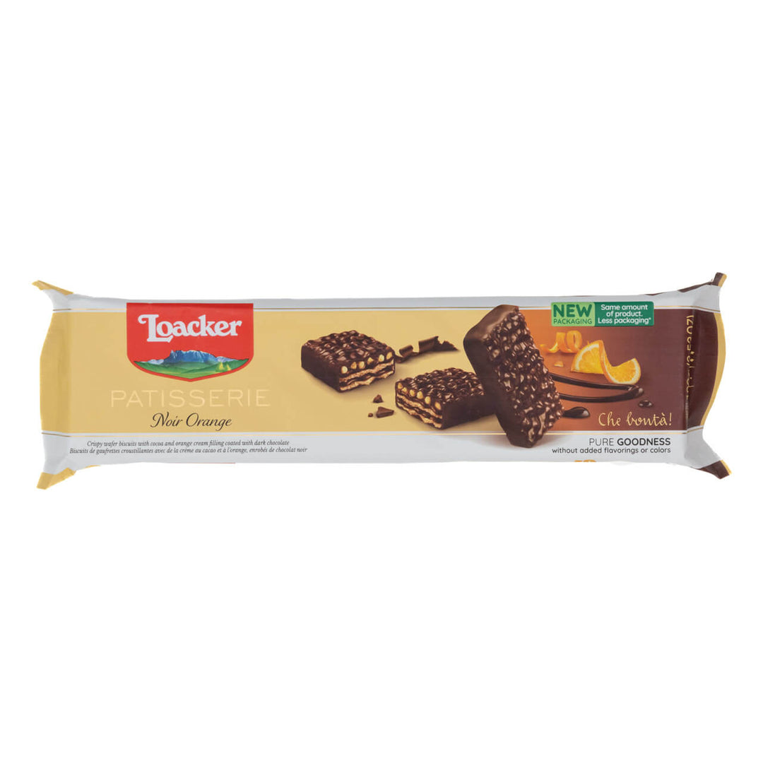 Patisserie Noir Orange, Chocolate Coated Specialty, 3.53 oz. Box