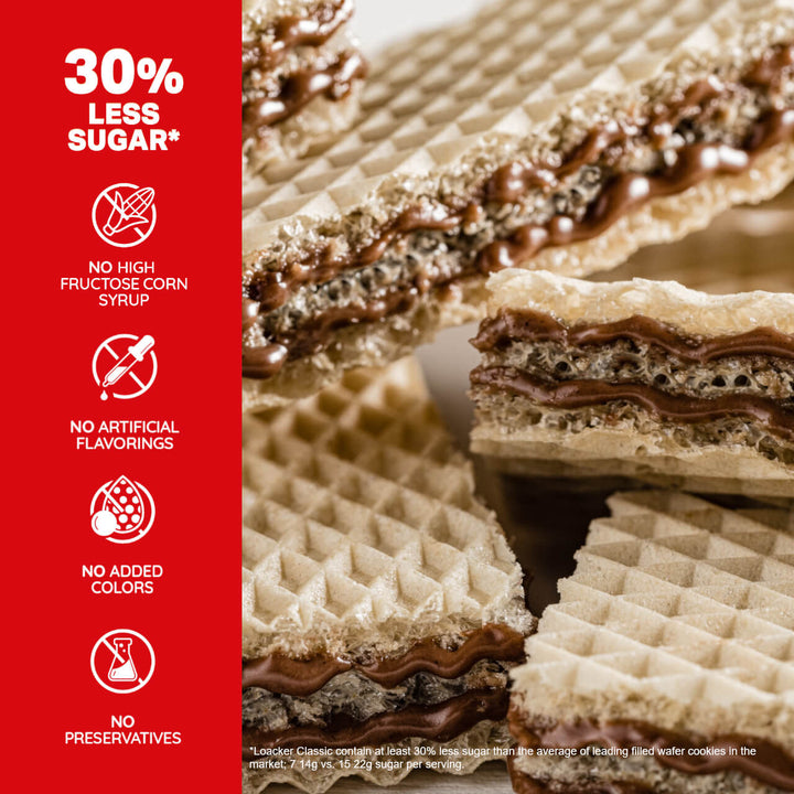 Classic Wafers Variety Pack of Creme-Filled Wafer Cookies, 9.52 oz. Bag; 30% lee sugar*; No high fructose corn syrup; No artificial flavorings; No added colors; No preservatives.