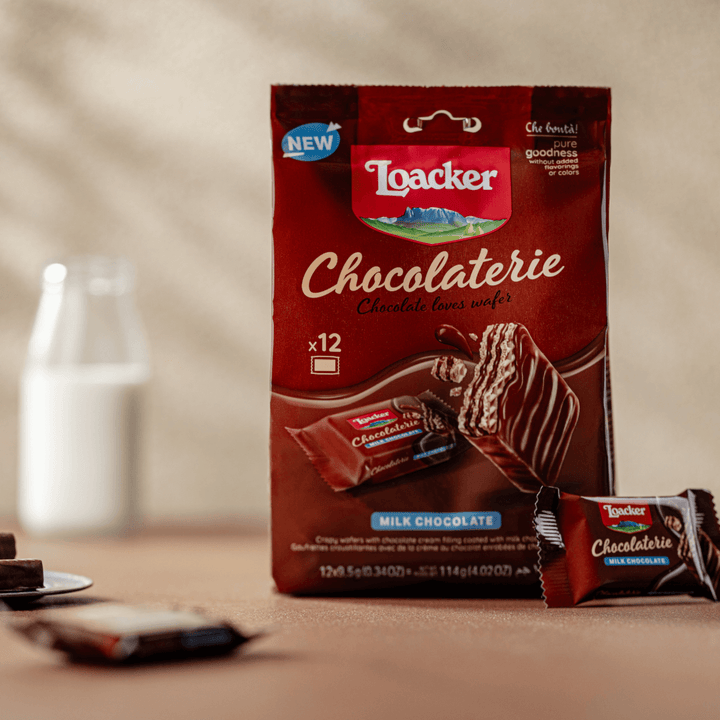 Chocolaterie Milk Chocolate, Chocolate Covered Wafer Squares, 12-ct. Bag 