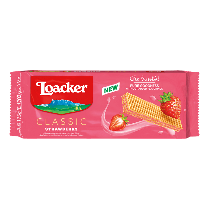Classic Strawberry, Crème-Filled Wafer Cookies – LoackerUSA